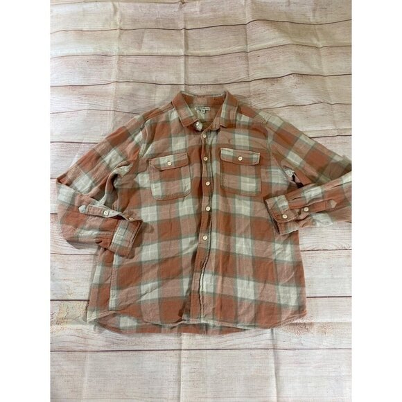 Frye & Co Men'd Long Sleeve Plaid Button Front Shirt - XXL - Picture 5 of 13